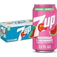 thumbnail image 1 of 7UP Caffeine Free Watermelon Strawberry Soda Cans, 12 pack of 12 oz cans, 1 of 4