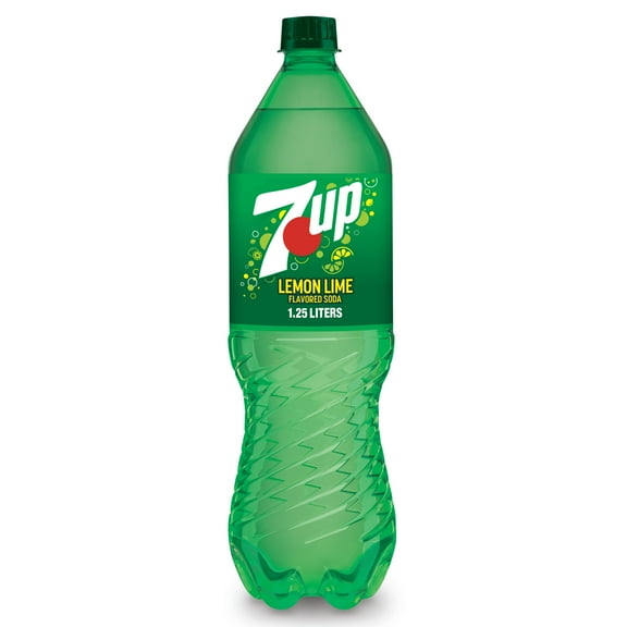 7UP Caffeine Free Lemon Lime Soda Pop, 1.25 L, Bottle