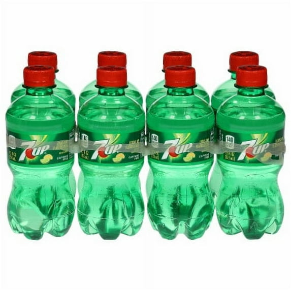 7UP Lemon Lime Soda Bottles - 12 fl oz - 8 pk