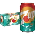 thumbnail image 1 of 7UP Tropical Soda 12 Pack Cans - 12 oz, 1 of 1