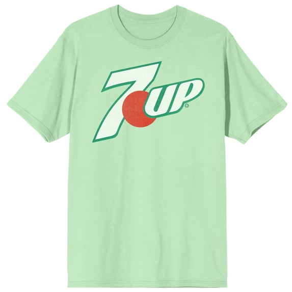 7Up Logo Men's Neo Mint Graphic T-Shirt-Medium