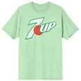 thumbnail image 1 of 7Up Logo Men's Neo Mint Graphic T-Shirt-Small, 1 of 3