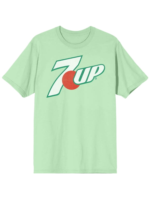 7Up Logo Men's Neo Mint Graphic T-Shirt-XXL