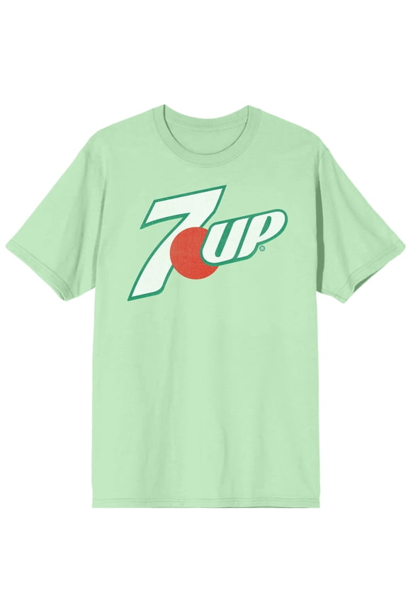 7Up Logo Men's Neo Mint Graphic T-Shirt-XXL