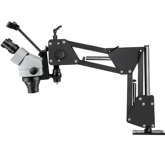 7X-45X Jewelry Microscope with Spring Bracket & Stand - Multi-Directional Gem Setting Tool for Diamonds & Jewelry Making