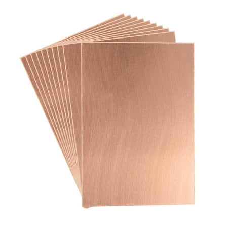 7X10cm Single Sided Copper Clad Laminate PCB Circuit Board Brown 10pcs