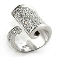 thumbnail image 1 of Sterling Silver Ring Top GRD Crystal Clear 7X428 for Women Style Rhodium, 1 of 1