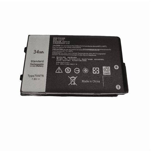 7XNTR Battery 34wh For Dell Latitude 7202 7212 Rugged Extreme Tablet Series 7.6v
