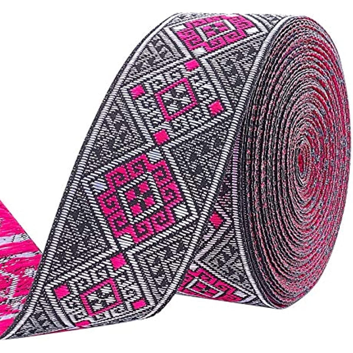 7Yard Boho Jacquard Ribbon 1 1/4 Inch Ethnic Emobridered Woven Ribbon ...