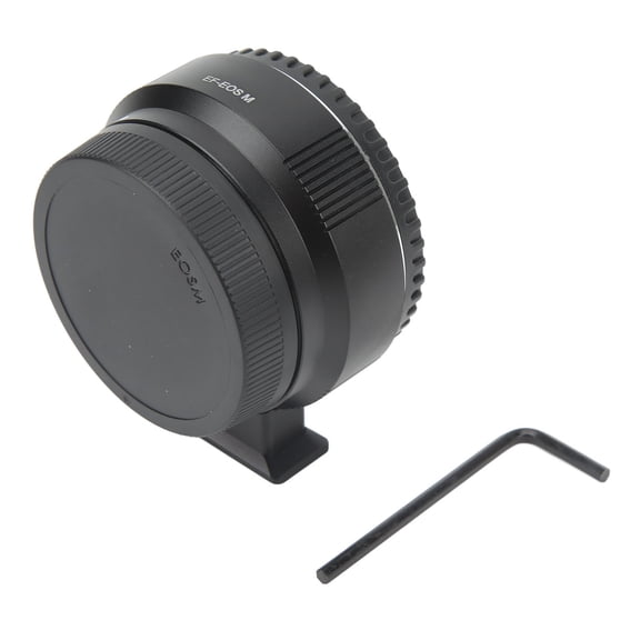 7artisans Auto Focus Lens Mount Adapter Ring for Canon EF EF-S Lenses to EOS M Series Cameras M6 M50 M100 Eye Focus Image Stabilization 8.9 oz / 252 g Compact Black [cite: 7, 8, 9]