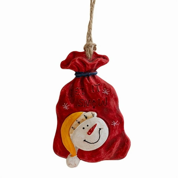 7cm-8cm Mini Multicolor Micro Resin Christmas Decoration Small Mini Christmas Tree Decorations Holiday Ornaments