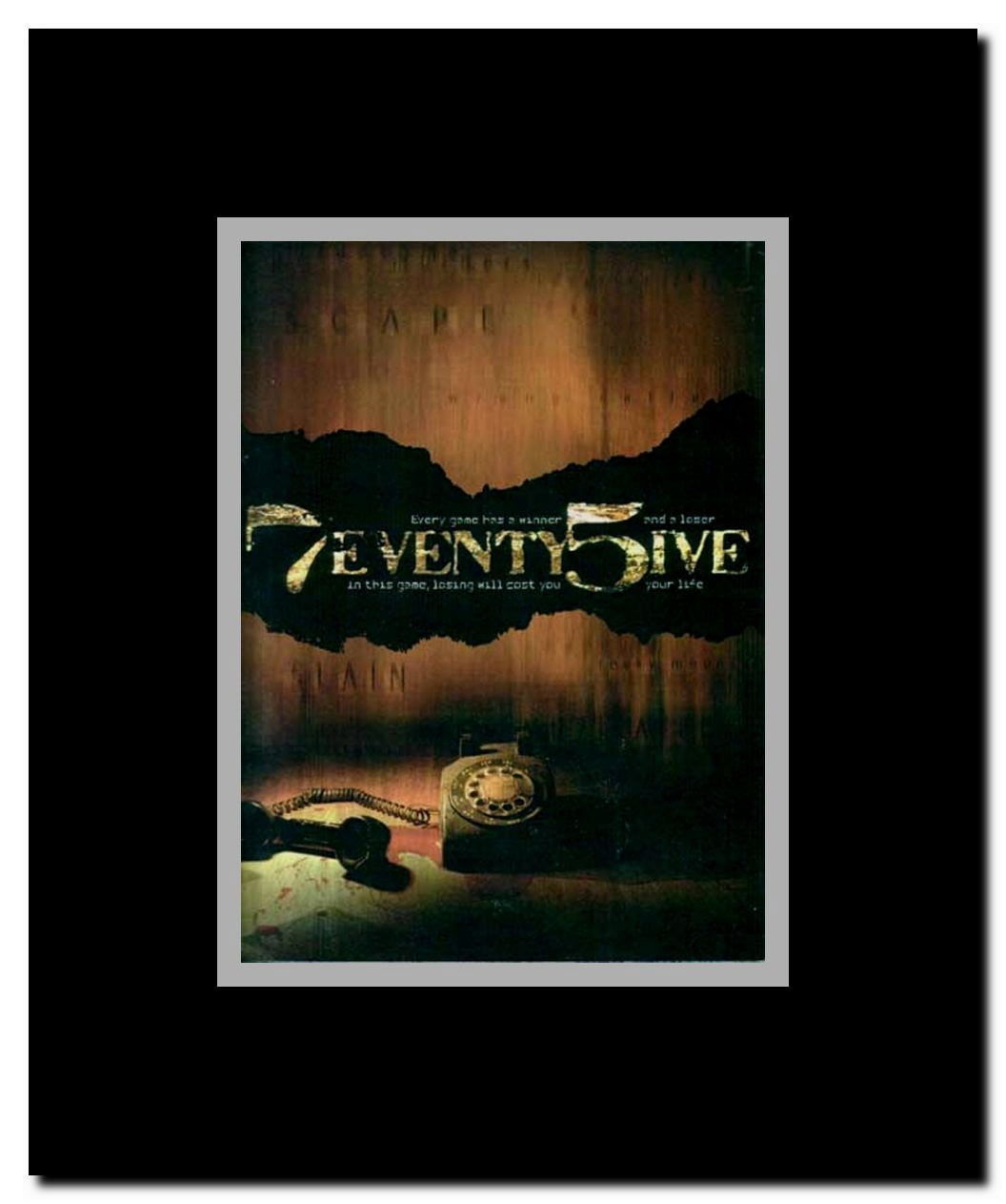 7eventy 5ive Framed Movie Poster