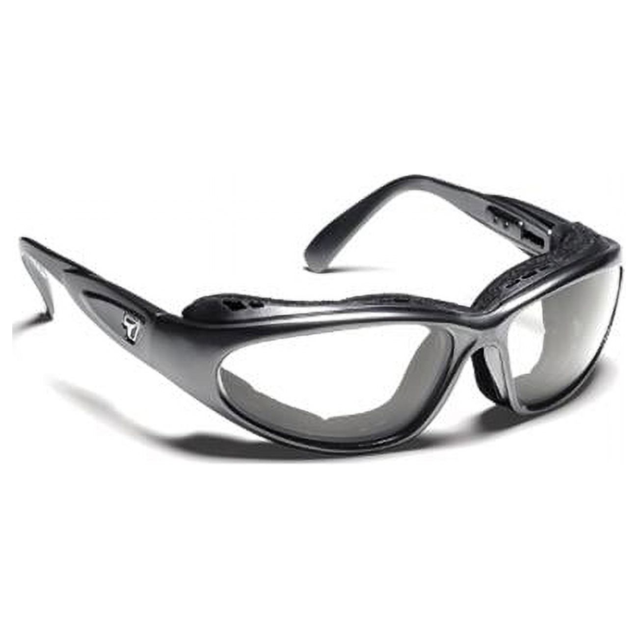 7eye 190340 Cape Sharp View Clear Sunglasses&#44; Charcoal - Small & Large - image 1 of 5