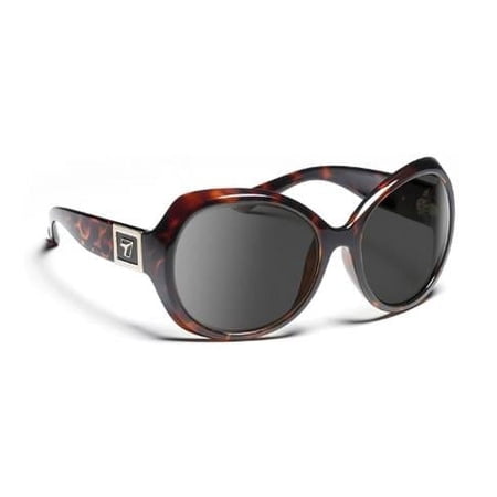 7eye 825346 LilySharp View Gray Sunglasses- Leopard Tortoise - Medium & Extra Large