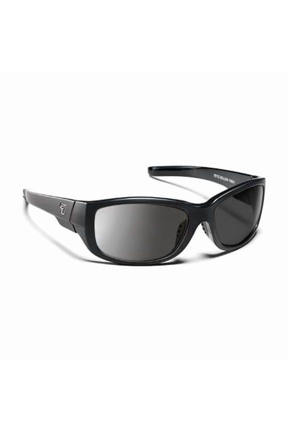 860140 Dillon Sharp View Clear Sunglasses- Matte Black - Small & Large
