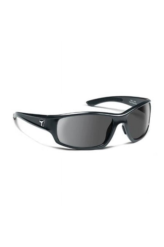 910540 Rake Sharp View Clear Lens Sunglasses- Charcoal - Medium & Extra Large