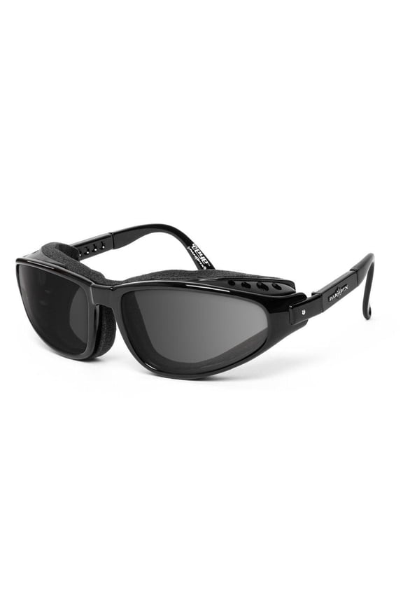 by Panoptx 110541 Raptor Glossy Black Frame with Sharp View Gray Lens