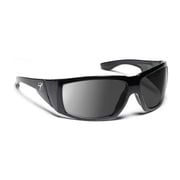 7eye by Panoptx Jordan Glossy Black Frame with Polarized Sharp View Gray Lens