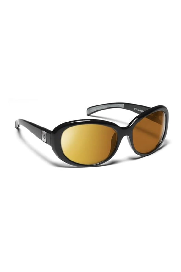 by Panoptx Lindsay Glossy Black Frame with SharpView Polarized Copper Lens
