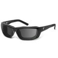 thumbnail image 1 of 7eye VENTUS Wind-Blocking Padded Motorcycle Riding Sunglasses, UV400, Extra Dark Lenses for Light Sensitivity, Matte Black, 1 of 4