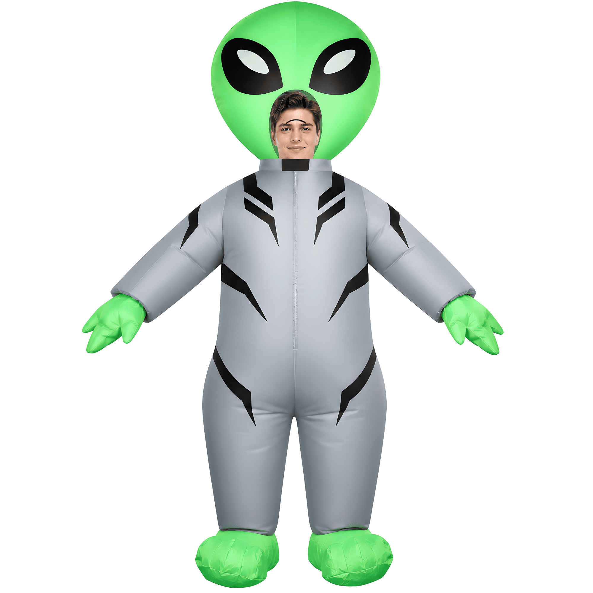 Inflatable Alien Halloween Costume for Adults, 6.6 FT Giant Blow‑up ...