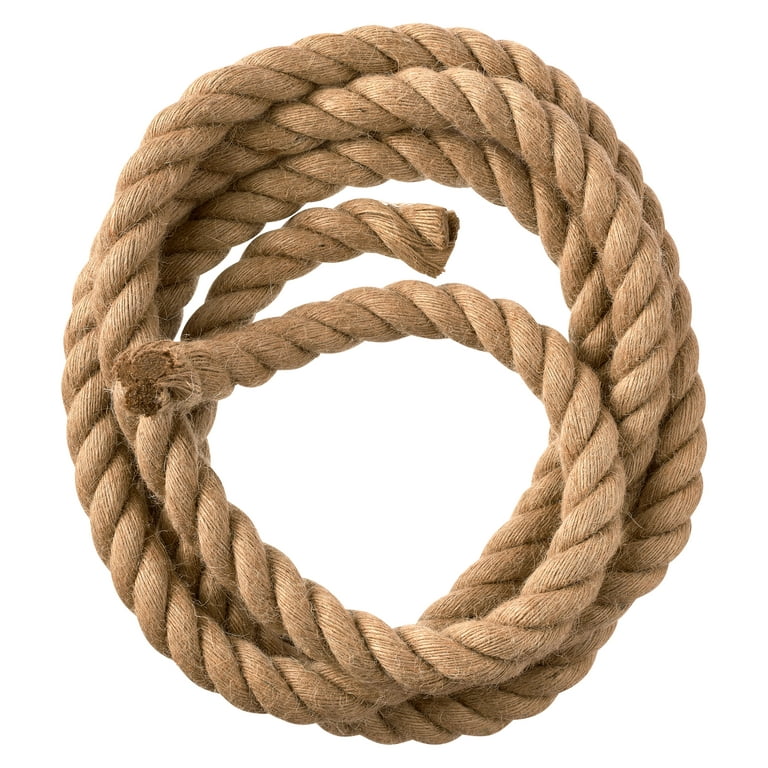 Hyper Tough 190' Jute Twine Natural, Biodegradable, 7 lb Working Load  Limit, Brown, Rope 
