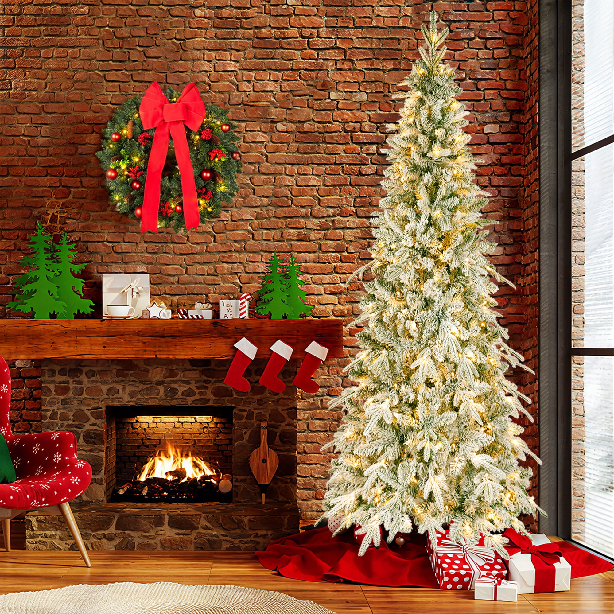 【SEVEN  さま】* christmas tree ❀ ツリー Amazon.com: KI Store 7ft White Christmas Tree with