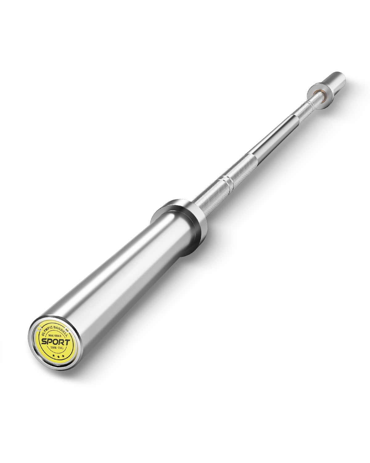 7ft Standard Barbell,45lb 2" Weight Bar, 1500LB Load Robust Steel Weight Bar for Powerlifting, Weightlifting, Squats, Deadlifts, Bench Press,Home Gym Fitness Equipment