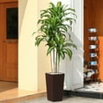 thumbnail image 1 of 7ft UV Resistant Artificial Dracaena Tree with Brown Tall Planter, Pre Potted Fake Plants for Indoor Outdoor Home Decor, Big Faux Tree Fake Plants for Office House Decor, 1 of 10