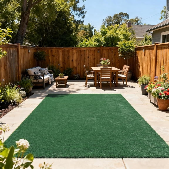 7ft. x 10ft. Synthetic Landscape Fake Grass Mat Artificial Pet Turf Lawn Garden