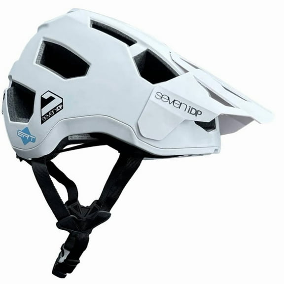 7iDP Project 21 Trail Helmet , Matte Ice White , M/L