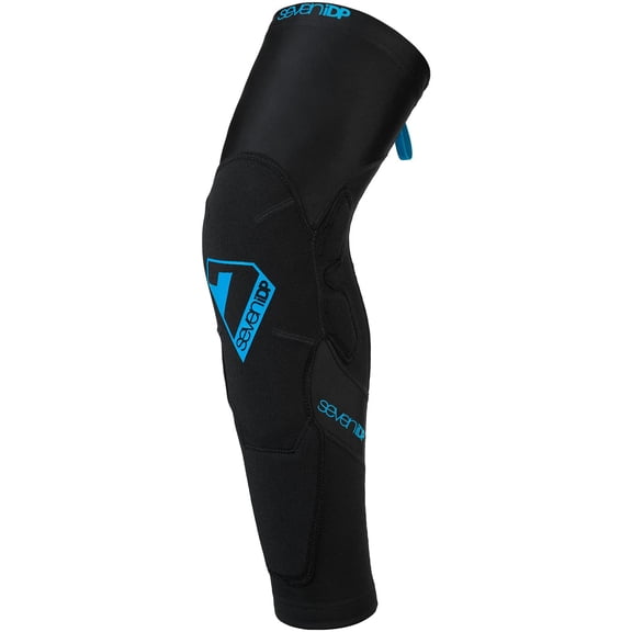 7iDP Transition Knee/Shin Pads for Mountain Biking, Black, Small