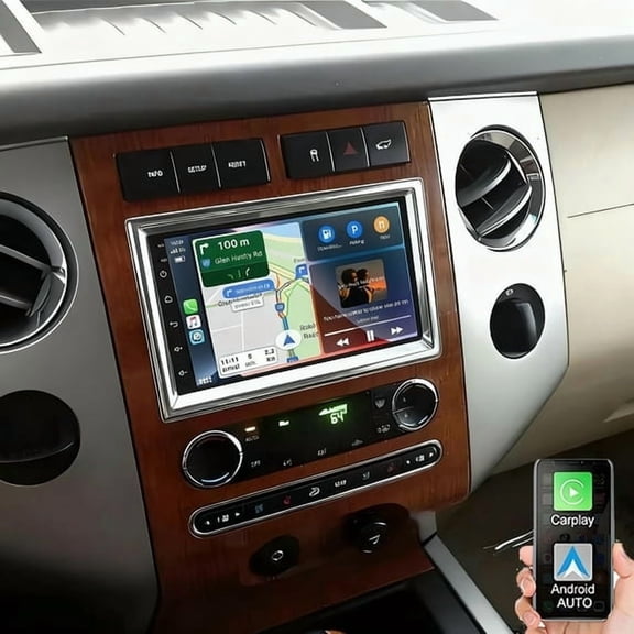 7in Android 13 Car Stereo Compatible for Ford Expedition 2007-2014, 2+64GB, Wireless CarPlay & Android Auto, GPS Navigation, AHD Backup Camera, Bluetooth/WiFi/FM RDS, SWC Support