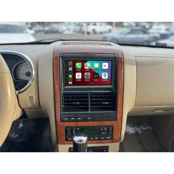 7in Android 13 Car Stereo Compatible for Ford Explorer 2006-2010, 2+64GB, Wireless CarPlay & Android Auto, GPS Navigation, AHD Backup Camera, Bluetooth/WiFi/FM RDS, SWC Support