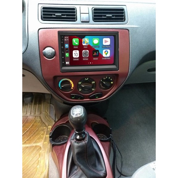 7in Android 13 Car Stereo Compatible for Ford Focus 2005-2007, 2+64GB, Wireless CarPlay & Android Auto, GPS Navigation, AHD Backup Camera, Bluetooth/WiFi/FM RDS, SWC Support
