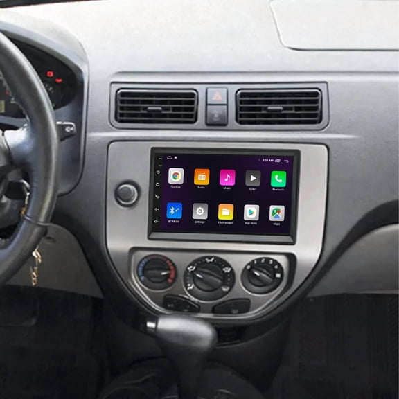 7in Android 13 Car Stereo Compatible for Ford Focus 2005-2007, 2+64GB, Wireless CarPlay & Android Auto, GPS Navigation, AHD Backup Camera, Bluetooth/WiFi/FM RDS, SWC Support