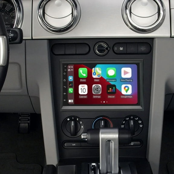 7in Android 13 Car Stereo Compatible for Ford Mustang 2005-2009, 2+64GB, Wireless CarPlay & Android Auto, GPS Navigation, AHD Backup Camera, Bluetooth/WiFi/FM RDS, SWC Support