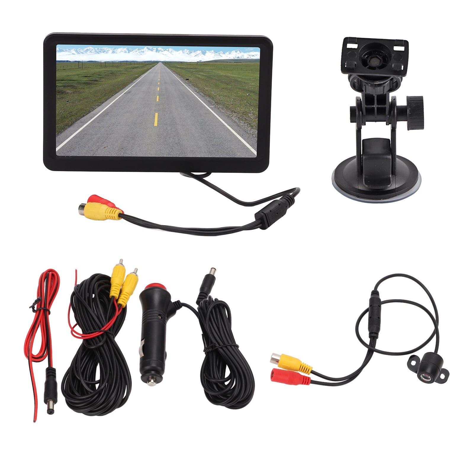 7in High Definition Reverse Parking Monitor 170° Wide Angle Waterproof