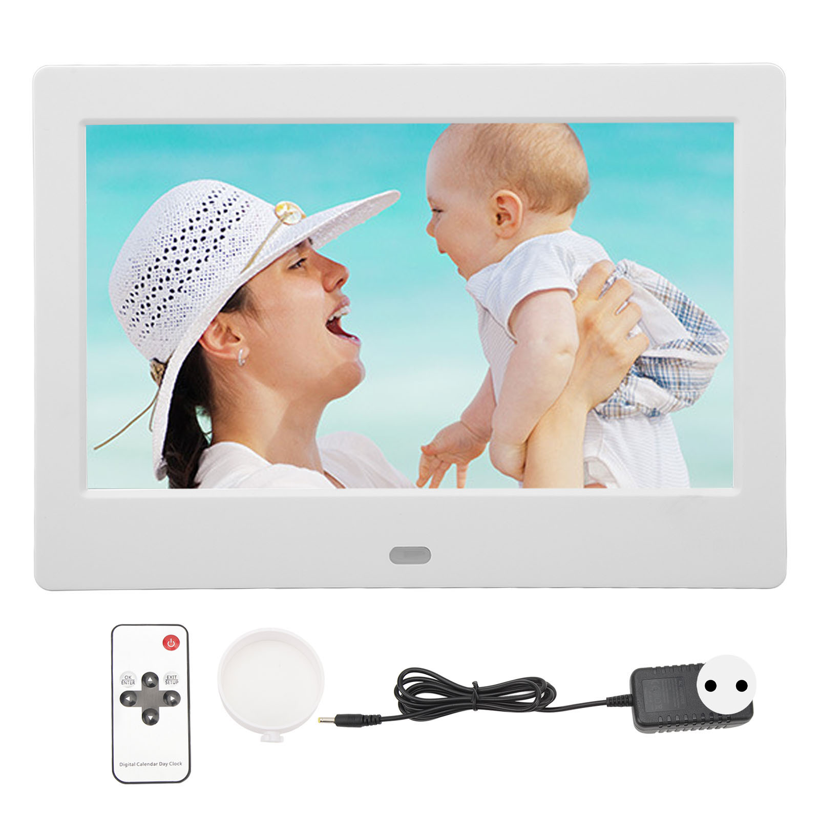 7in IPS Full Lamination HD Digital Photo Frame Video Playback WiFi Connection Electric Photo