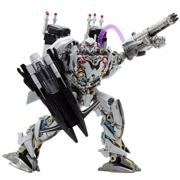 7in Master Grade Jazz Transform Robot, Leader Class Articulated Figure with Swapable Weapon Accessories