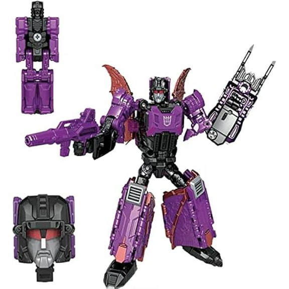 7in Three-Dimensional Animation The Headmasters Transforming Mindwipe Decepticons Action Figure Robot KO Version