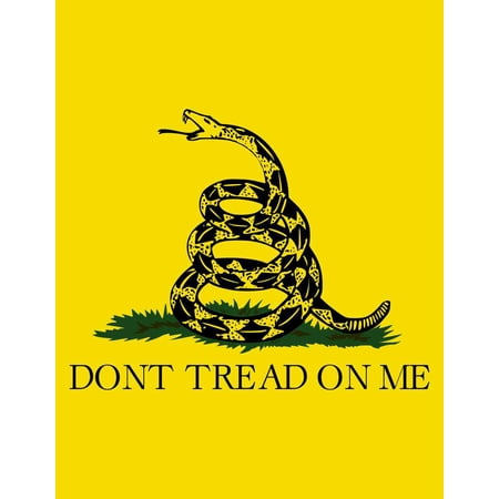 7in x 9in Gadsden Flag Dont Tread on Me Vinyl Decal Sticker Vinyl Skin