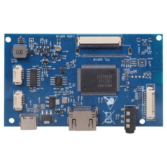 7inch 8inch 40pin LVDS LCD Screen Driver Board Capacitive Screen Control Board