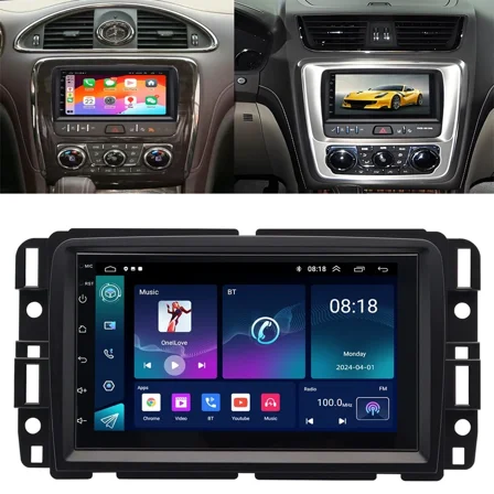 7inch Car Stereo Radio Car-play GPS Navigation Compatible for Chevrolet Traverse 2013-2017 Android 14
