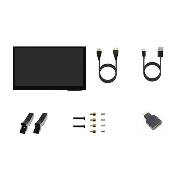 7inch Touchable Screen Display Monitor Panel LCD Capacitive Touchable Display 1024x600 For 5 3B+ 4B Development Board