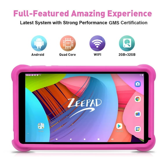 7inch Zeepad Multiple Touch Screen Dual Camera WIFI Bluetooth Tablet- Pink