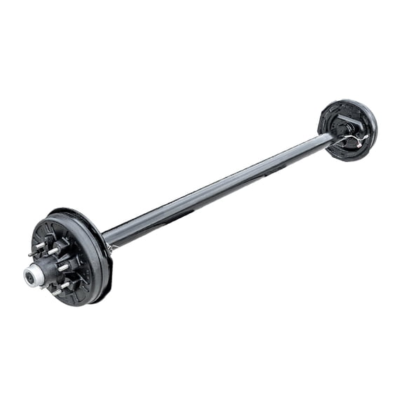 7k TK Trailer Axle - 7000 lb Electric Brake 8 Lug - Dexter Compatible, 75" Hubface 58" Spring Center / 8x6.5 Bolt Pattern / 8x6.5 Bolt Pattern