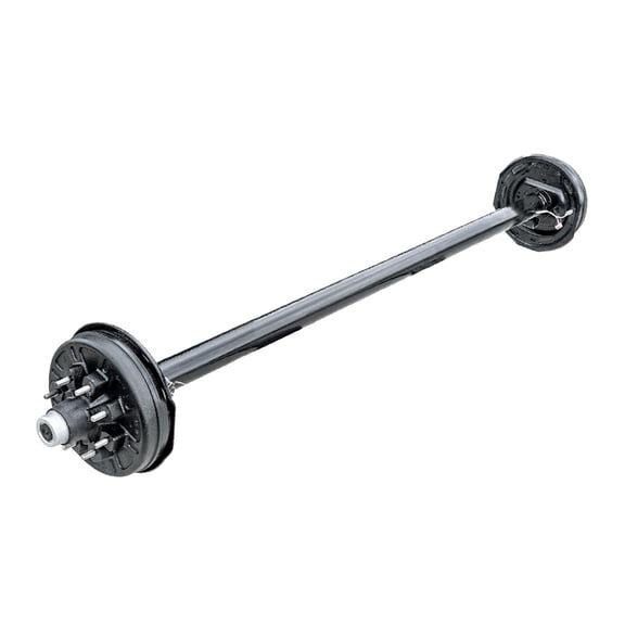7k TK Trailer Axle - 7000 lb Electric Brake 8 Lug - Dexter Compatible, 89" Hubface 74" Spring Center / 8x6.5 Bolt Pattern / 8x6.5 Bolt Pattern