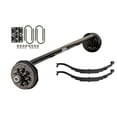 thumbnail image 1 of 7k TK Trailer Axle Kit - 7000 lb Electric Brake 8 Lug - (4" Drop), 89/00 (Loose Spring Seats) 1/2" Stud / 8x6.5 Bolt Pattern / 8x6.5 Bolt Pattern, 1 of 8