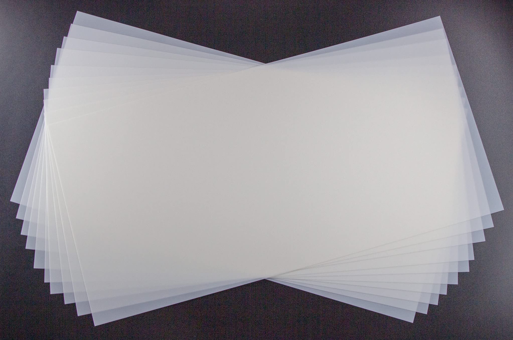 7mil Blank Mylar Sheets DHF10 for Stencil,10PCS 12X24 inch Milky ...